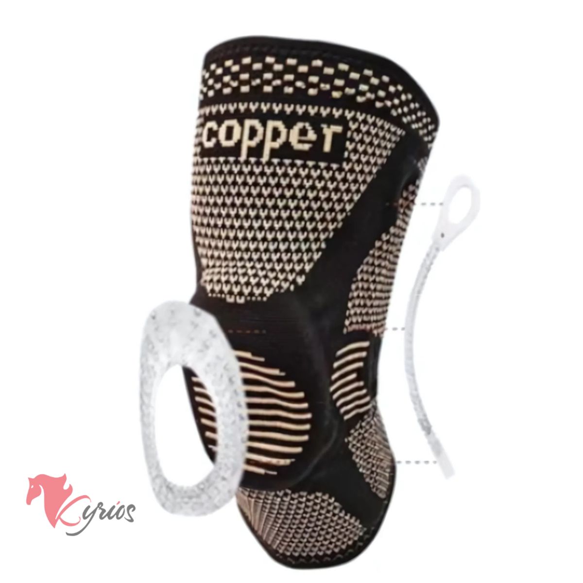 NO LOGO - Rodillera Hilo De Cobre Con Gel