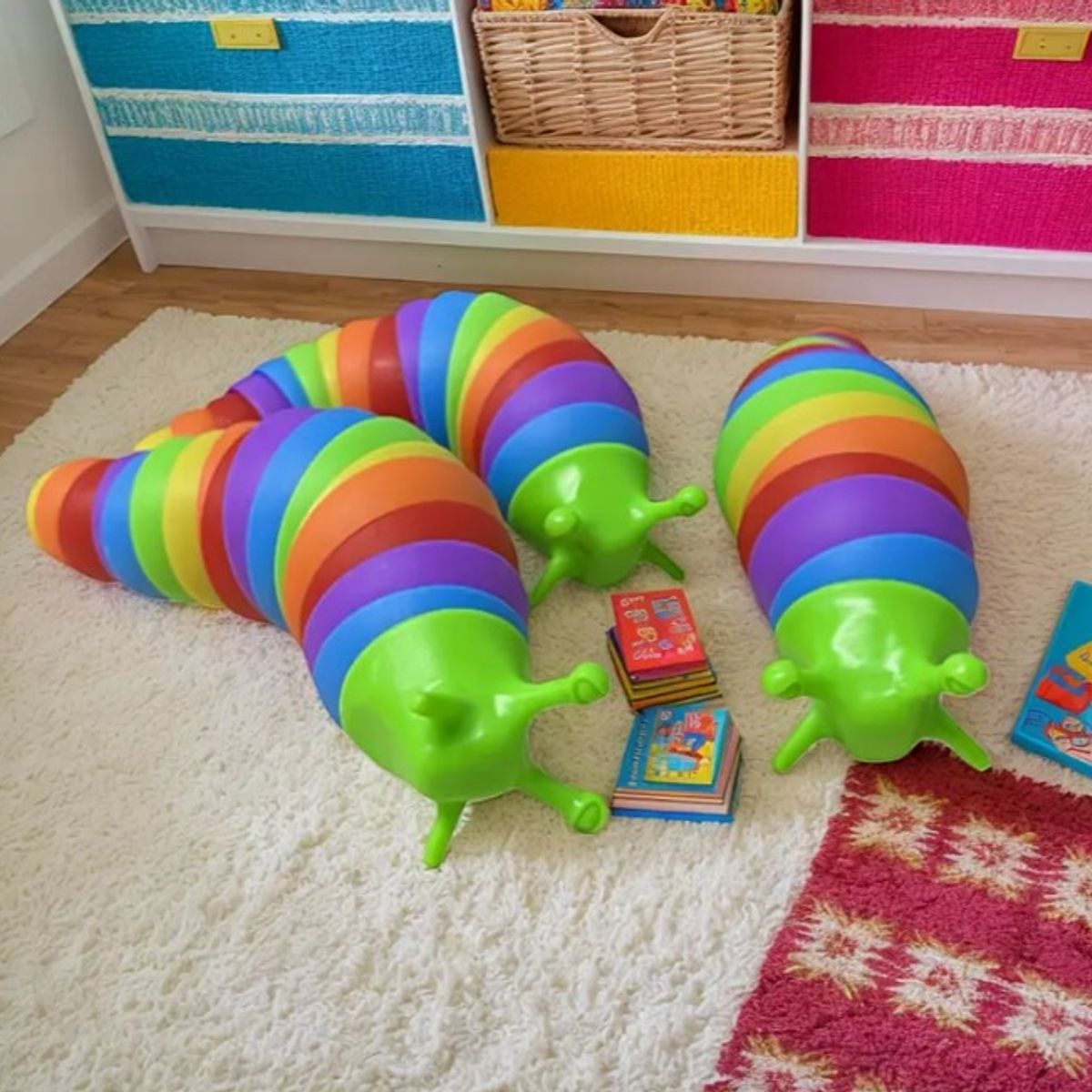 GENERICO - JUGUETE MULTICOLOR PARA NIÑOS - DIDACTICO GUSANITO