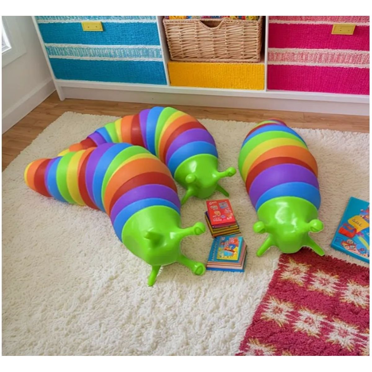 GENERICO - JUGUETE MULTICOLOR PARA NIÑOS - DIDACTICO GUSANITO