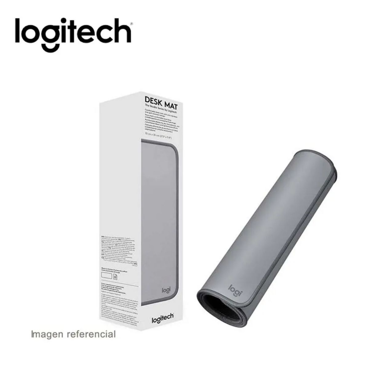LOGITECH - PAD MOUSE LOGITECH DESKPAD ANTI-SALPICADURAS LIGHT GREY
