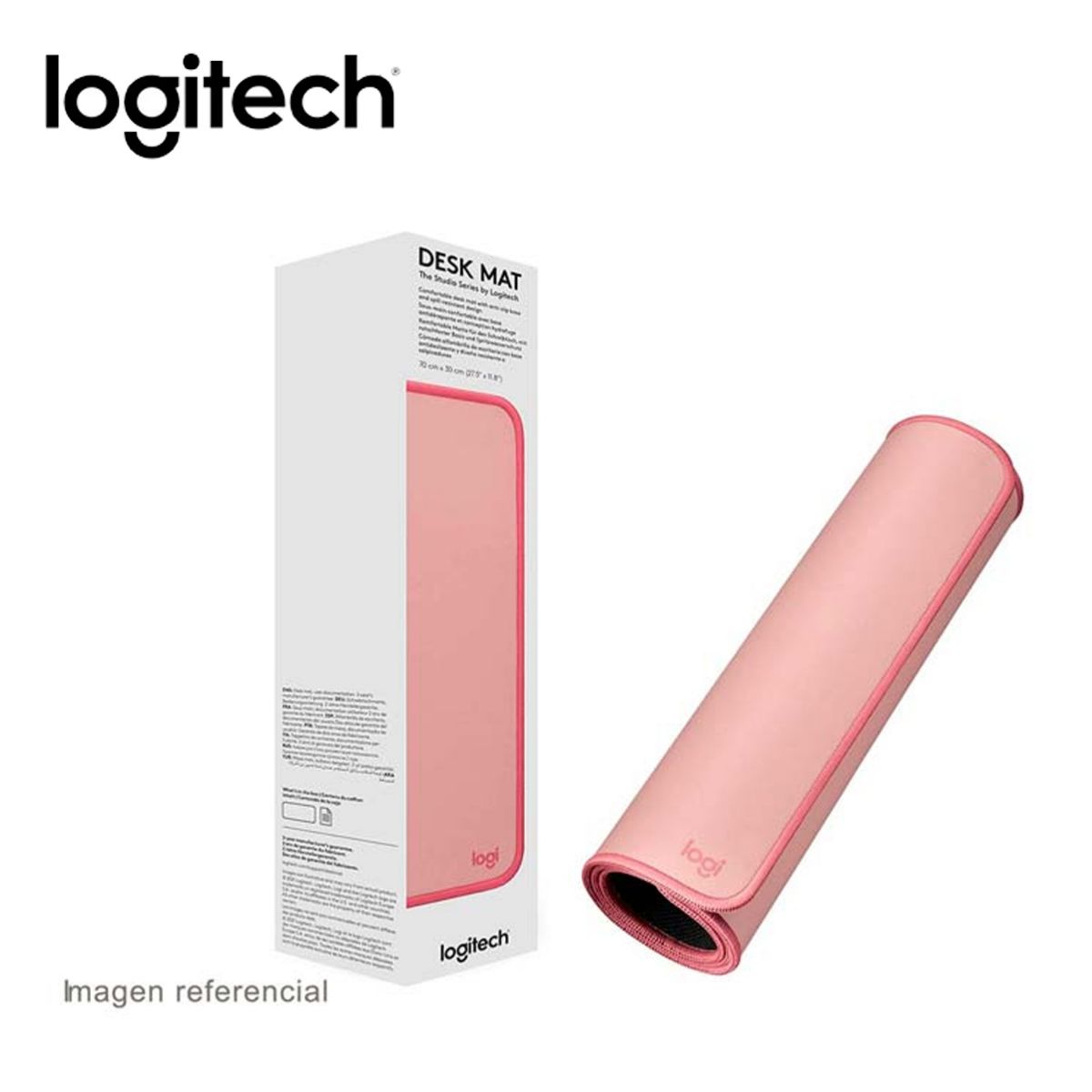 LOGITECH - PAD MOUSE LOGITECH DESKPAD ANTI-SALPICADURAS ROSE