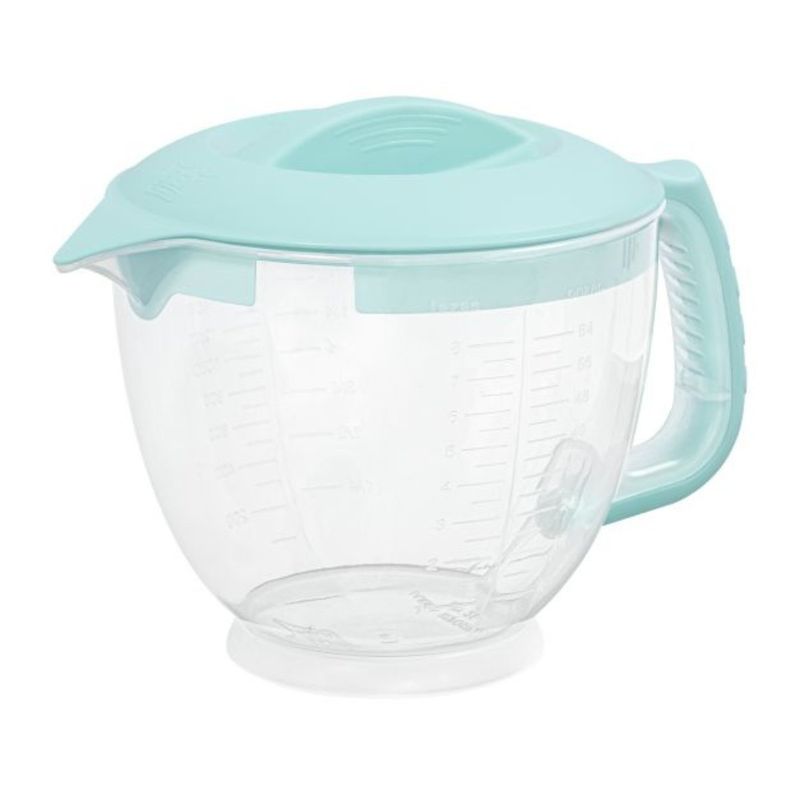 REYPLAST - Jarra Repostera Rey 2L con Tapa Práctica Turquesa