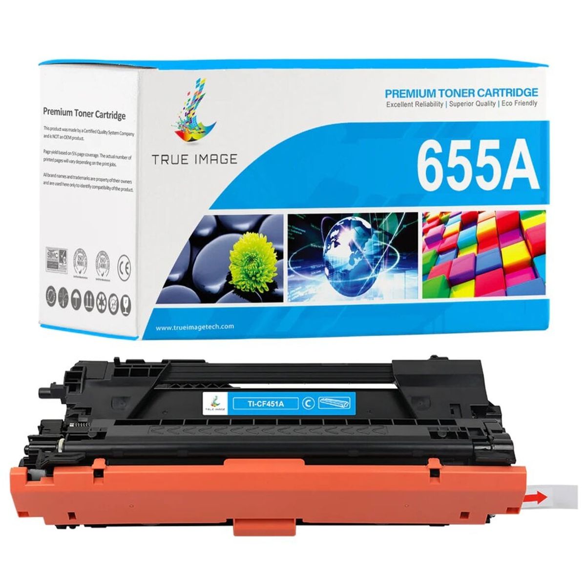 GENERICO - TONER COMPATIBLE HP 655A CF451A CYAN