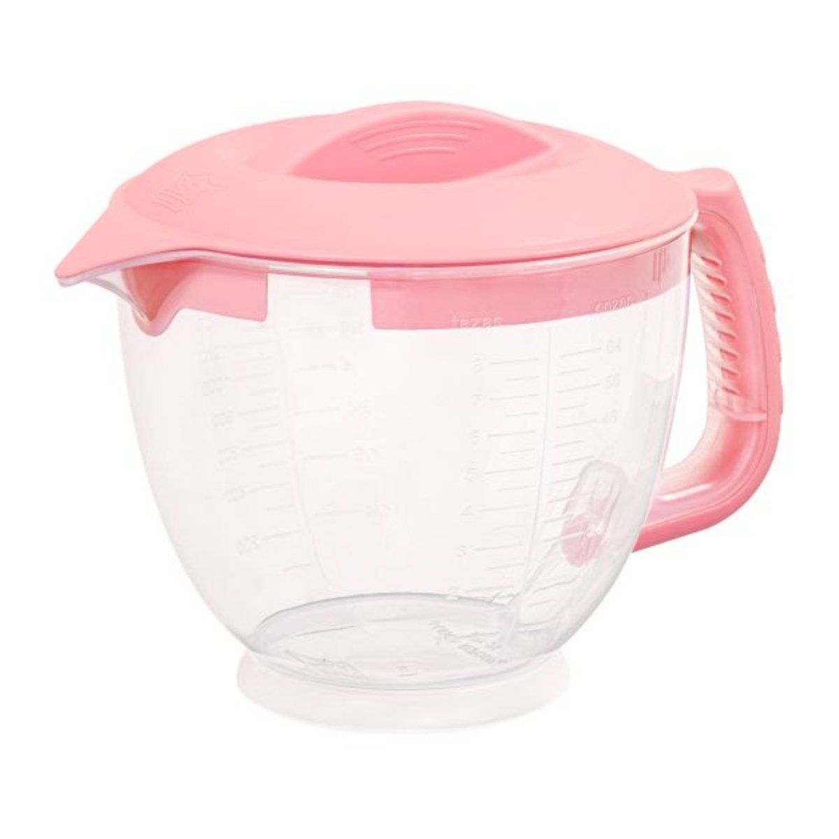 REYPLAST - Jarra Repostera Rey 2L con Tapa Práctica Rosado