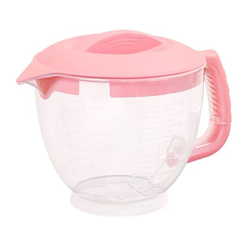 REYPLAST - Jarra Repostera Rey 2L con Tapa Práctica Rosado