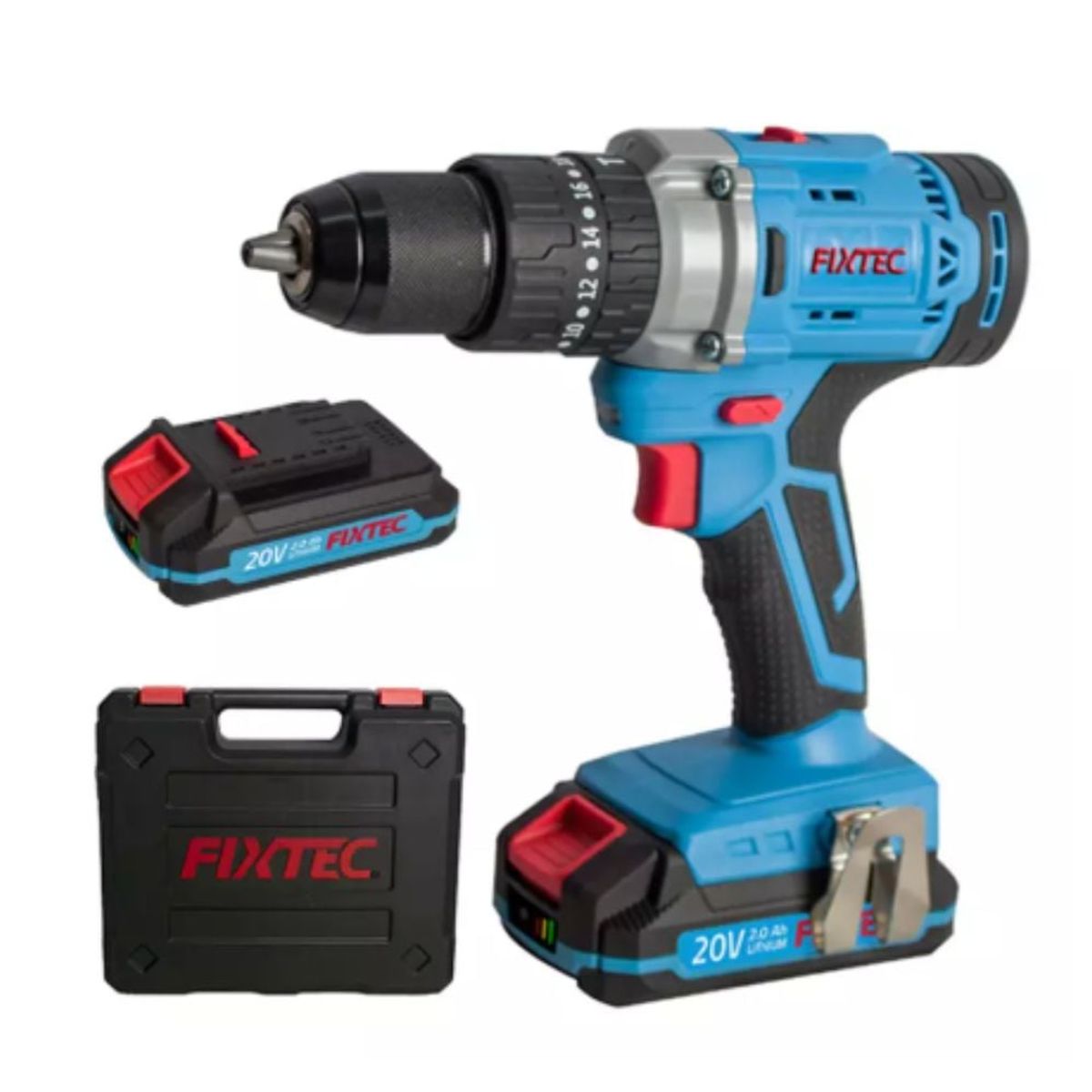 GENERICO - Bateria 20v 2000mah Ion-litio para atornillador de Fixtec