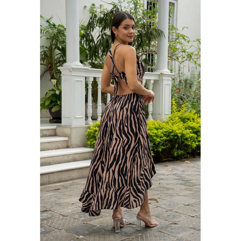 NANCY'S COLLECTION - Vestido Largo de Lino Nancys Collection