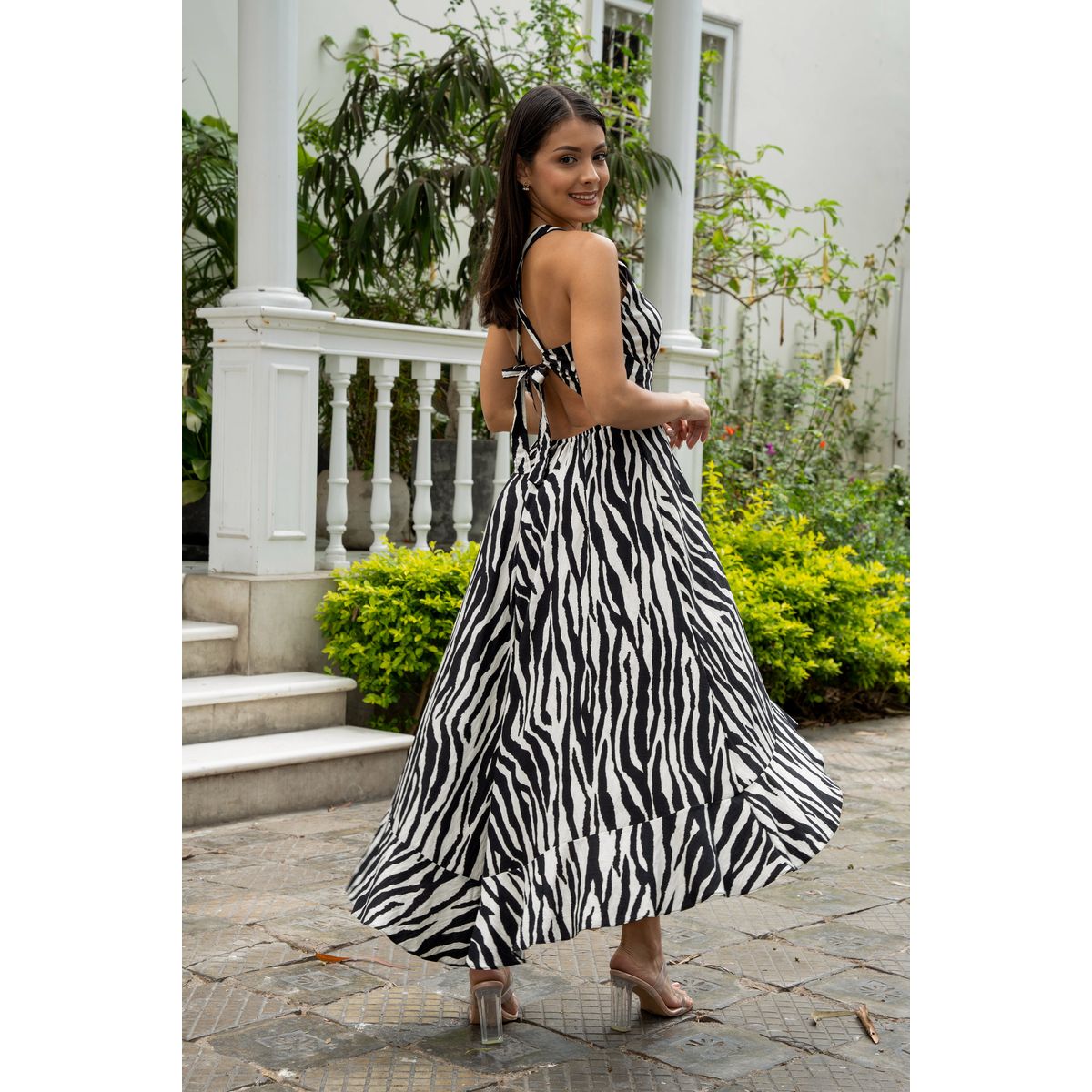 NANCY'S COLLECTION - Vestido Largo de Lino Nancys Collection