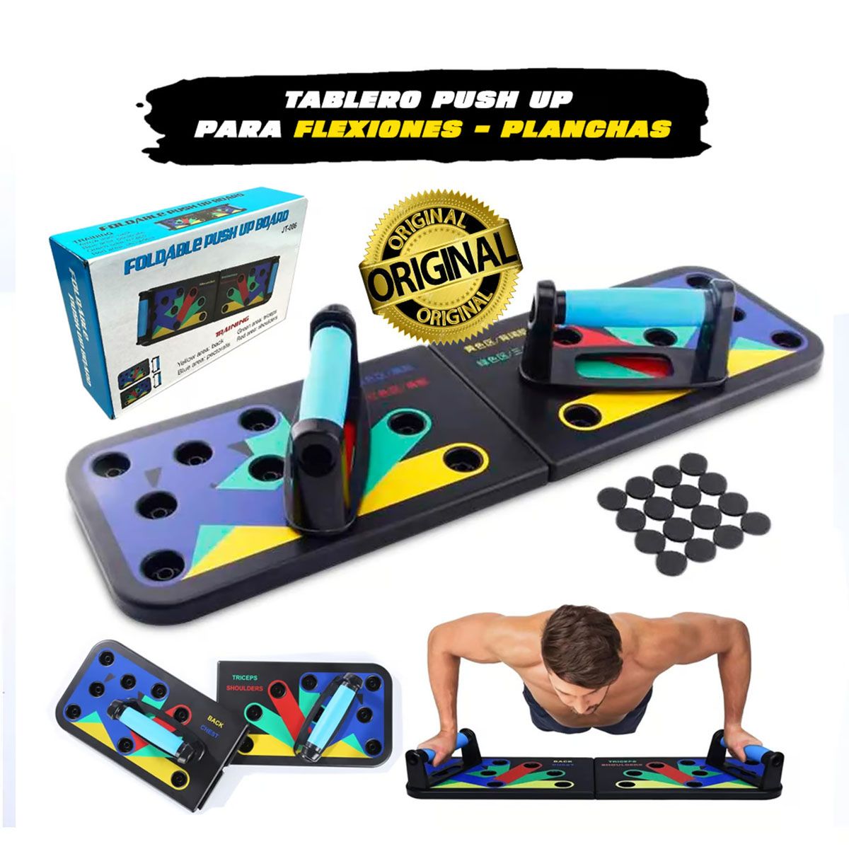 GENERICO - Tablero de Planchas Push Up flexiones