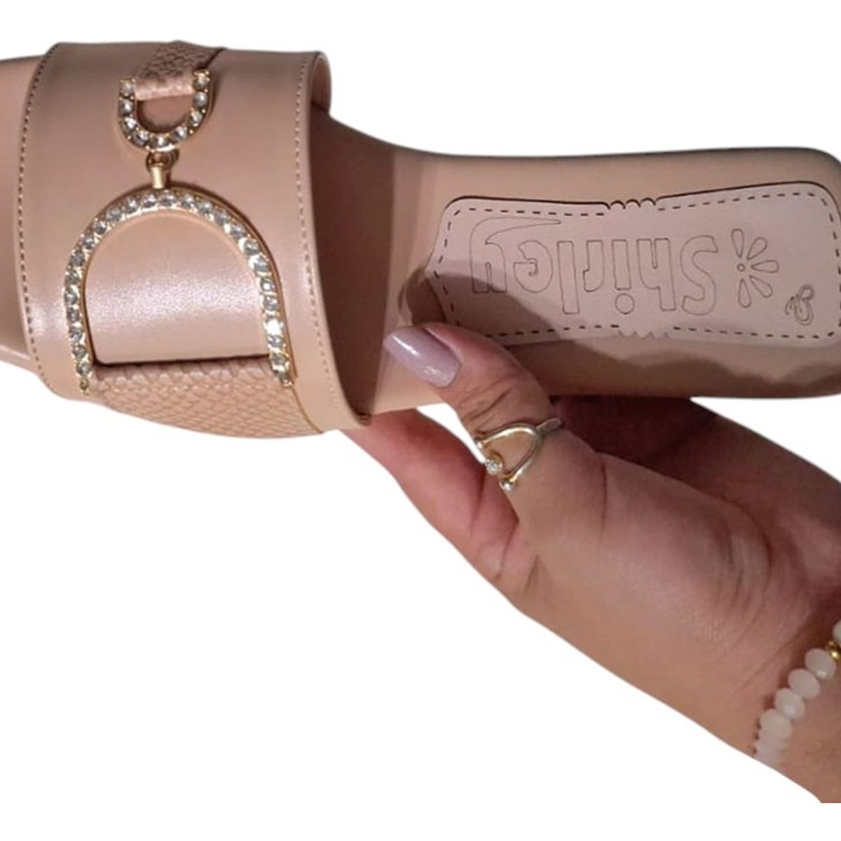 GENERICO - Sandalia Mujer Elegancia Alada 1177-40 Color Beige