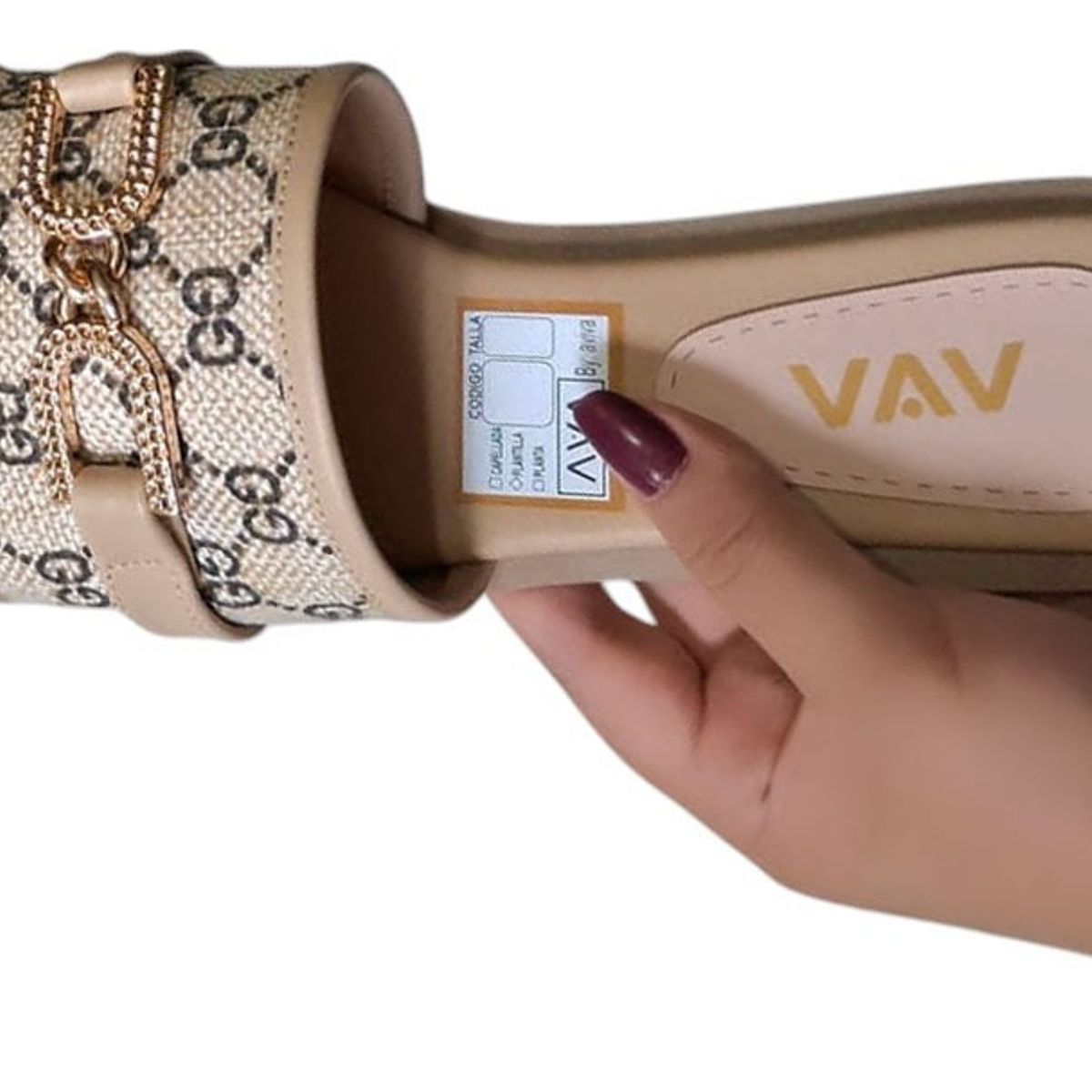 GENERICO - Sandalia Mujer Pasos De Glamour 1177-40 Color Beige