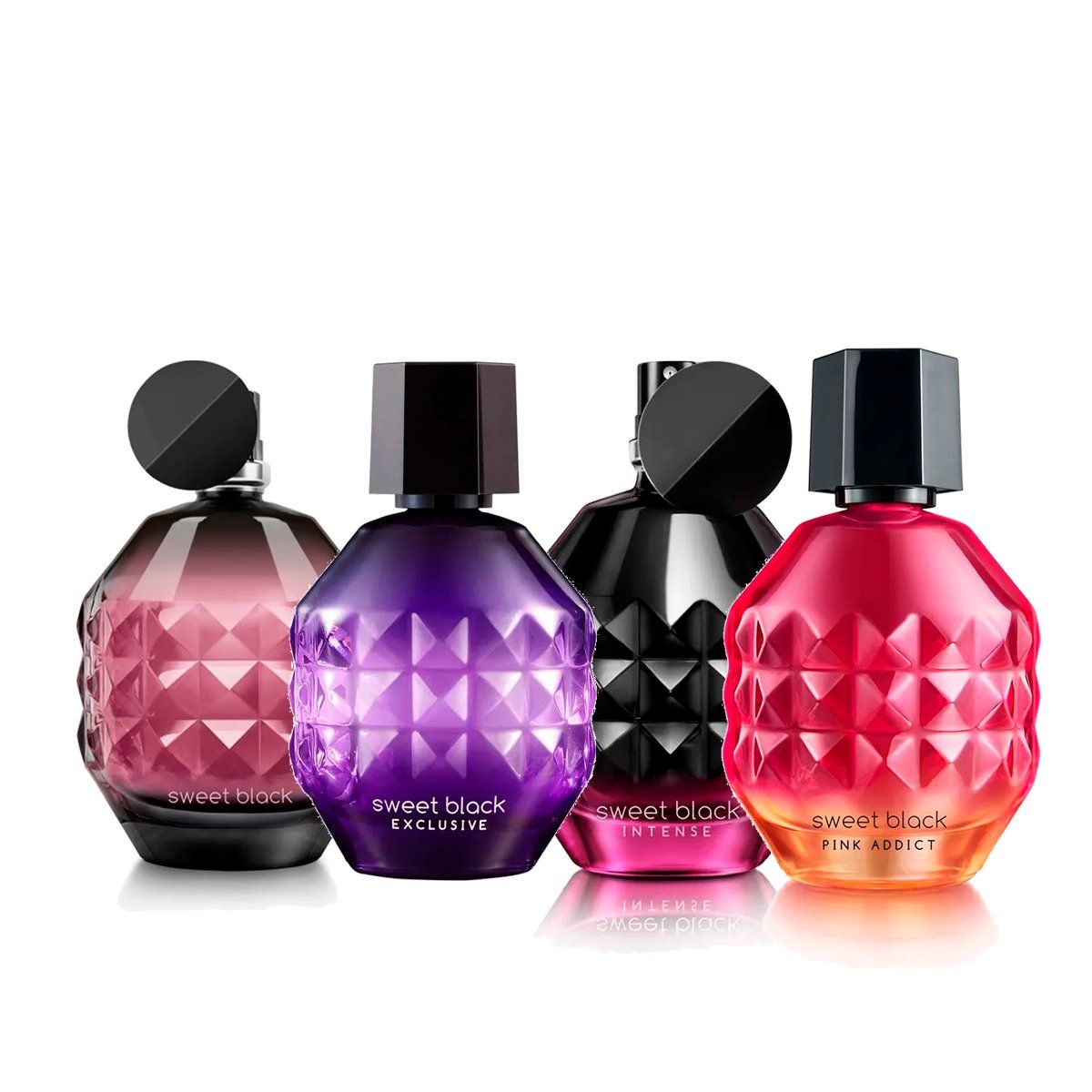 CYZONE - KIT X4 Colección Sweet Black Perfume de Mujer