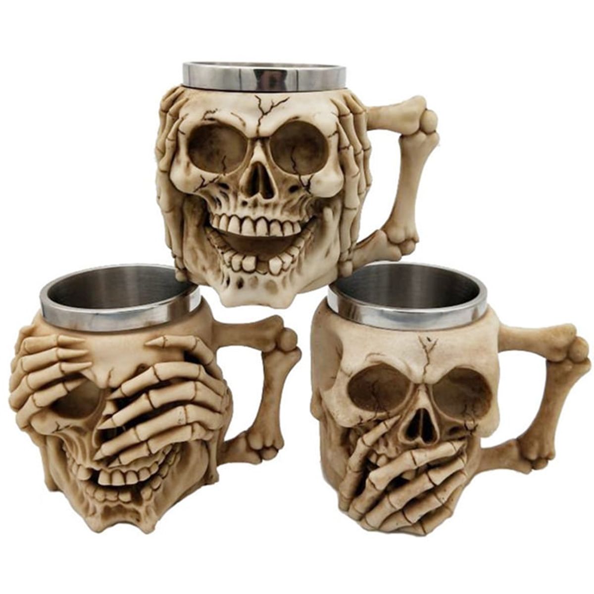 GENERICO - Taza Calavera Cráneo No Hablo