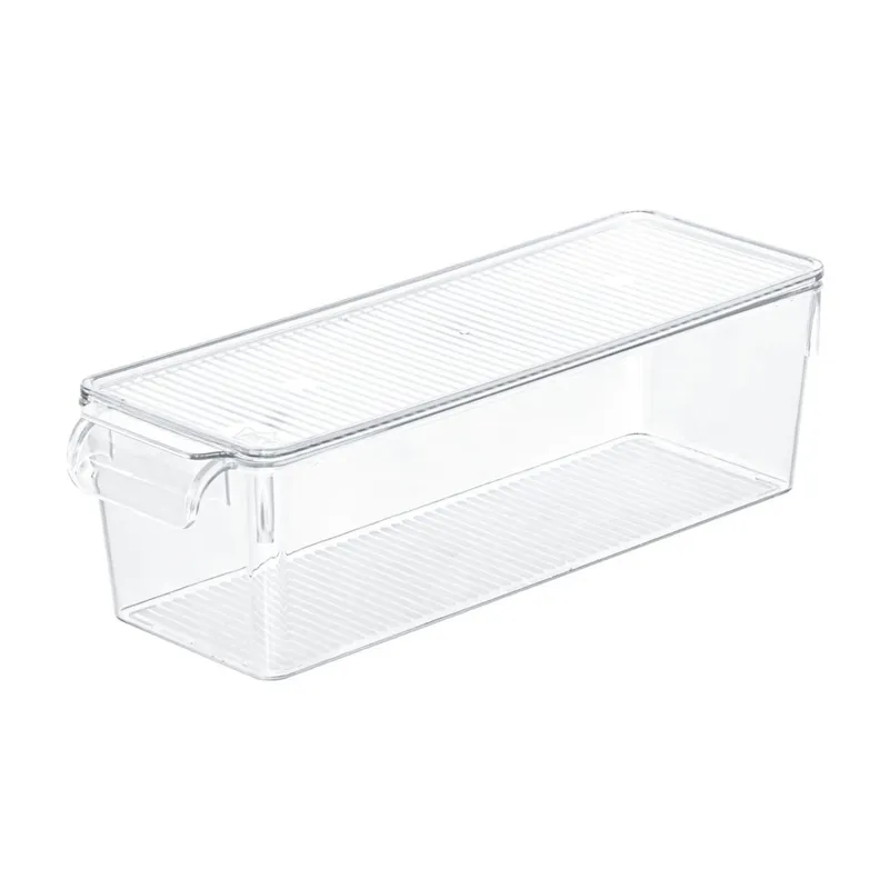 REY PLAST - Smart Box 2.3 L con Tapa, Organizador Transparente