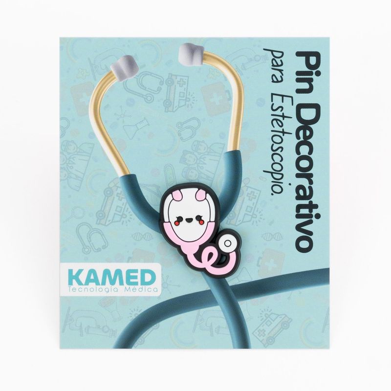 GENERICO - Pin Decorativo para Estetoscopio Kamed Estetoscopio