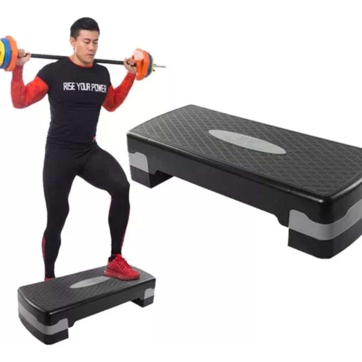 U BUY - Step Aerobico 2 Niveles Antideslizante Yoga Pilates Fitness