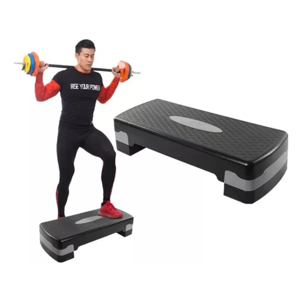 U BUY - Step Aerobico 2 Niveles Antideslizante Yoga Pilates Fitness