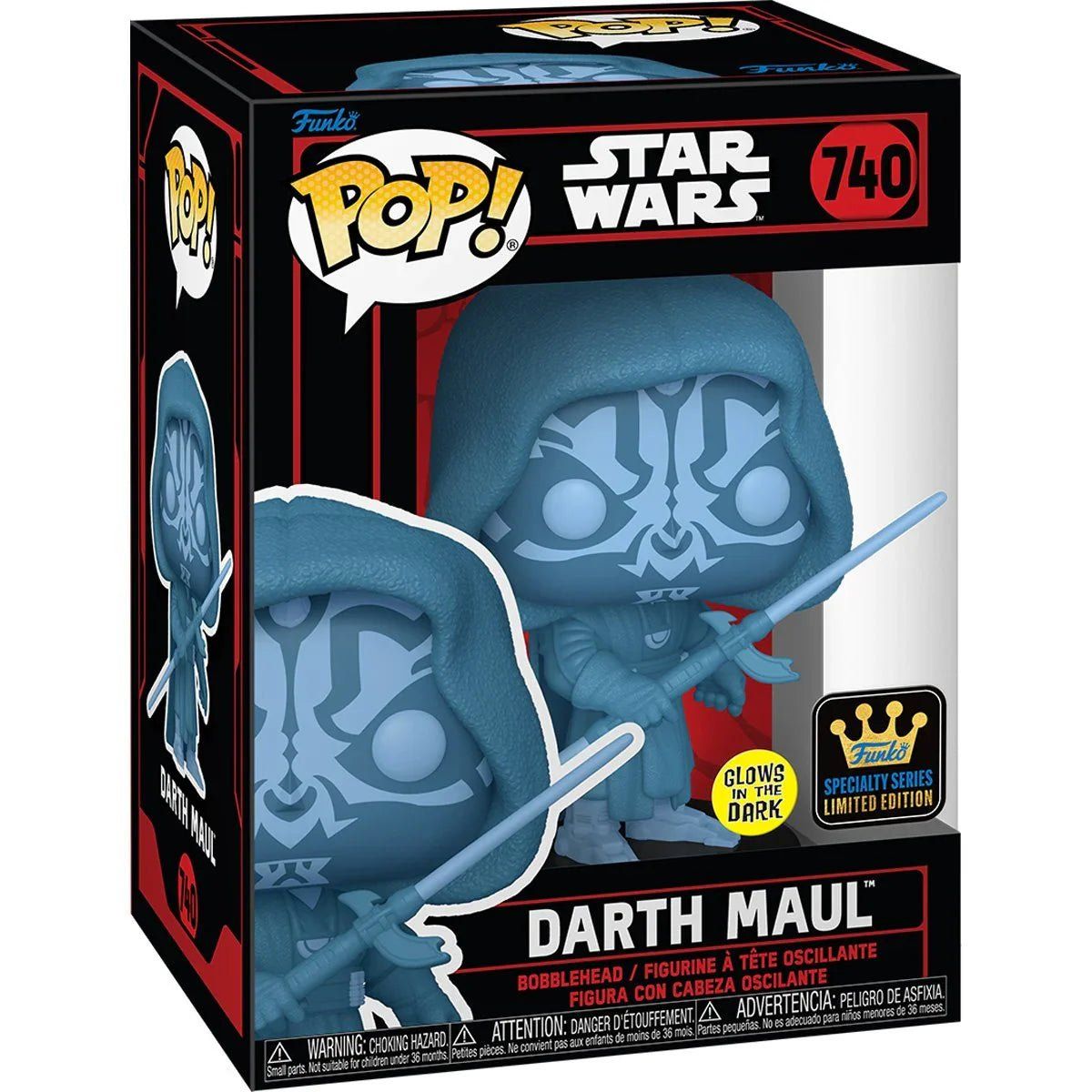 FUNKO - Funko Pop Star Wars Dark Side -  Darth Maul 740