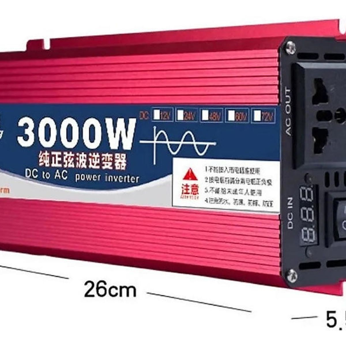 QUICK - Inversor Solar Onda Pura 3000w 12v