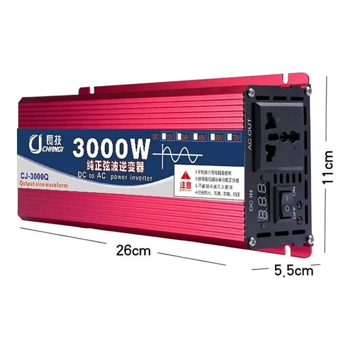 QUICK - Inversor Solar Onda Pura 3000w 12v