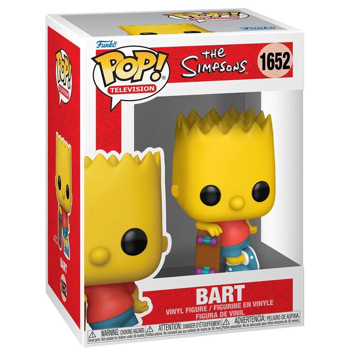 FUNKO - Funko Pop The Simpsons - Bart with Skateboard 1652