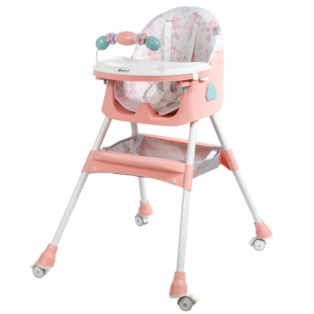 EBABY - Nueva Silla de Comer Ebaby con Mecedora DALI Rosado
