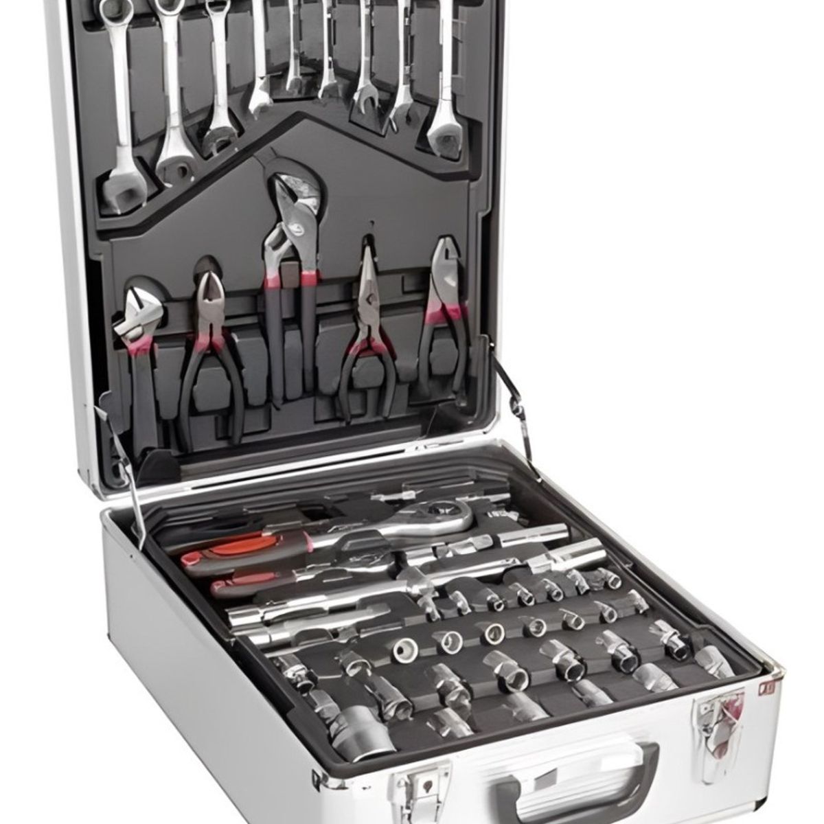 QUICK - Caja De Herramientas Lumax Tipo Maleta 4 Estantes 477 Piezas