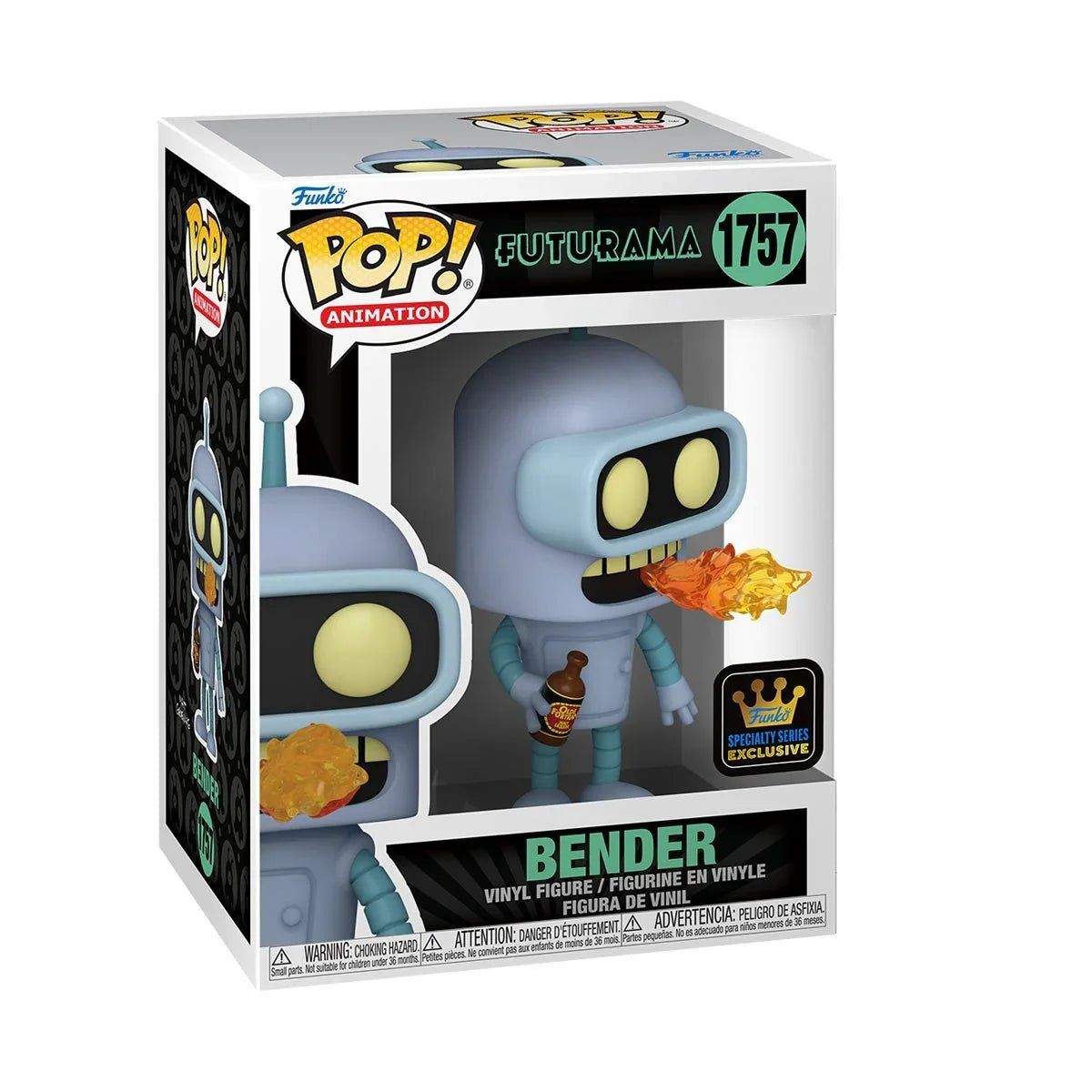 FUNKO - Funko Pop  Futurama - Bender 1757 - Specialty Series