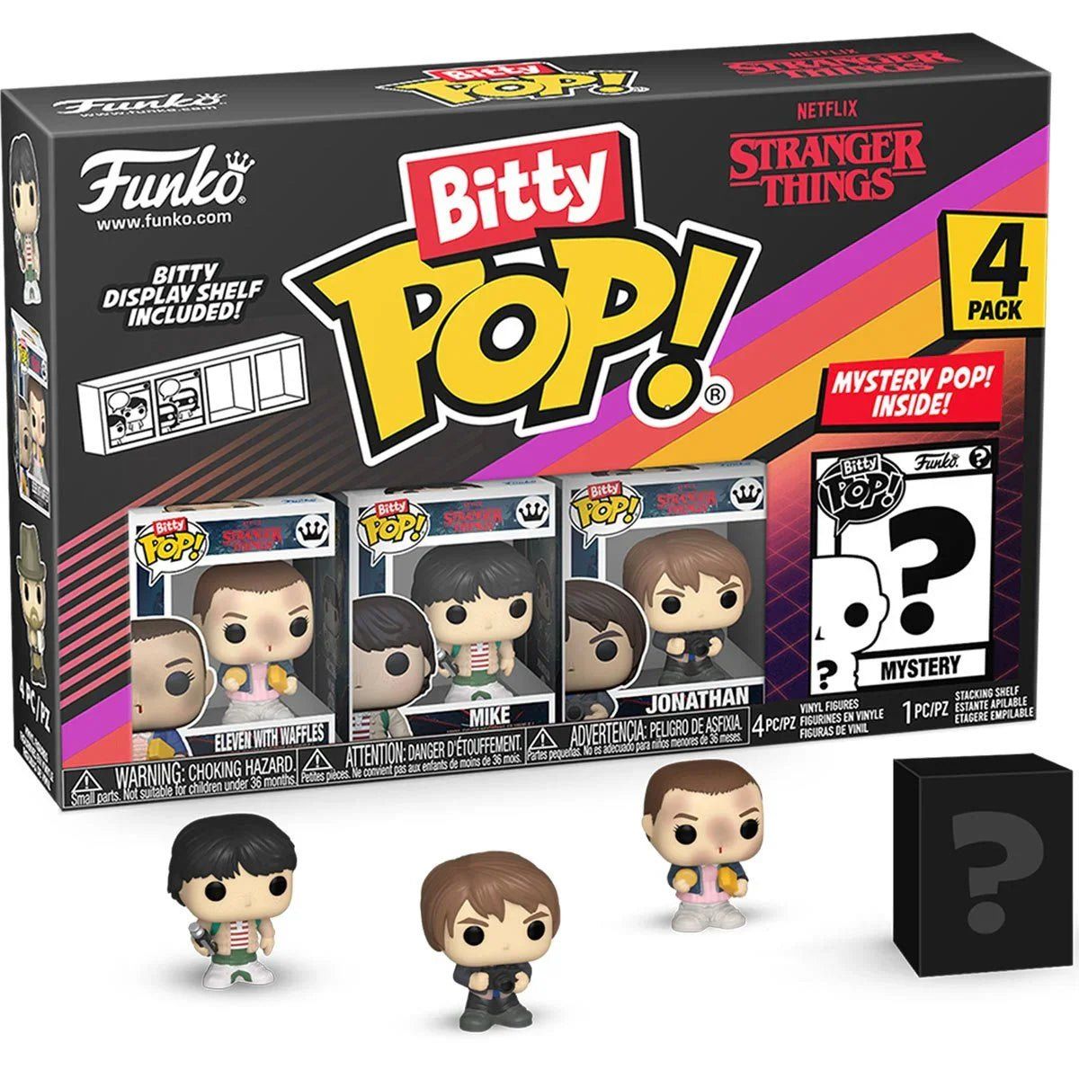 FUNKO - Funko BITTY Pop Stranger Things - 4pack Eleven with Waffles