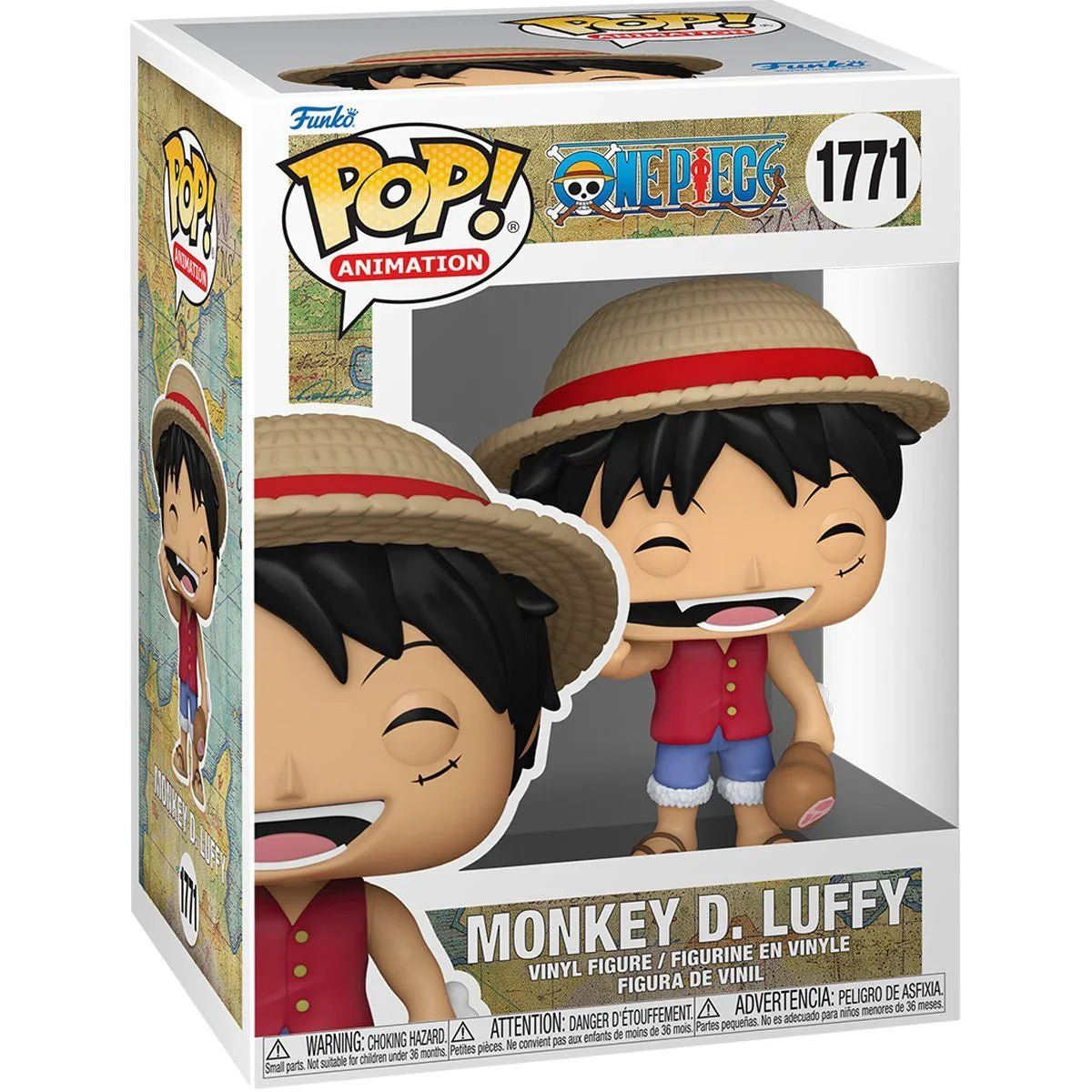 FUNKO - Funko Pop  One Piece  - Monley D Luffy holding meat 1771
