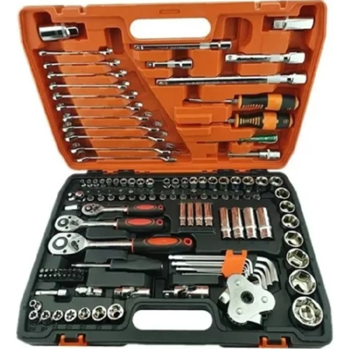 QUICK - Juego Dados Chicharra 12 38 14 Llaves Corona 121 Piezas