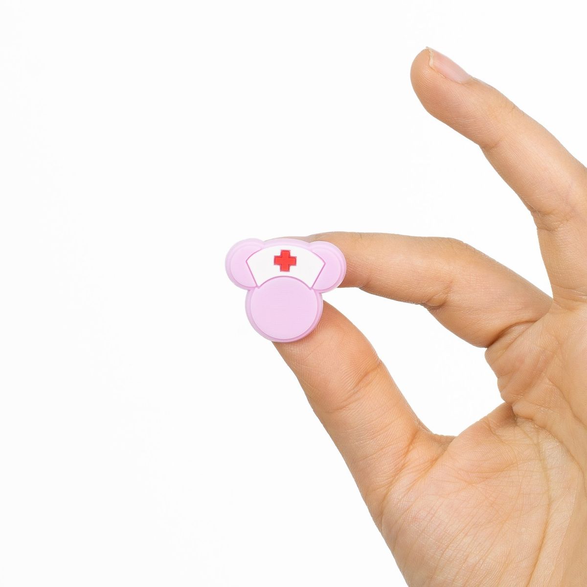 GENERICO - Pin Decorativo para Estetoscopio Kamed Ratón Rosa