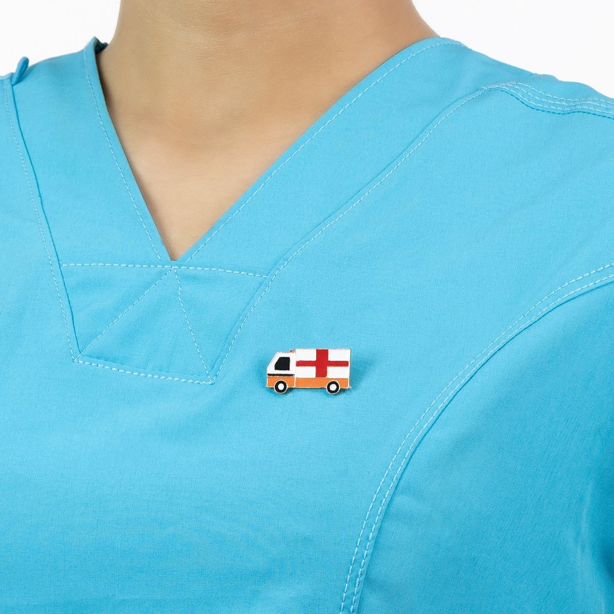 GENERICO - Pin Médico de Metal Kamed Ambulancia