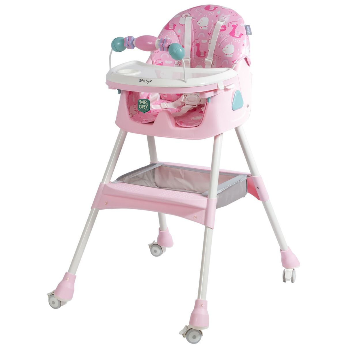 EBABY - Nueva Silla de Comer Ebaby con Mecedora DALI Fucsia
