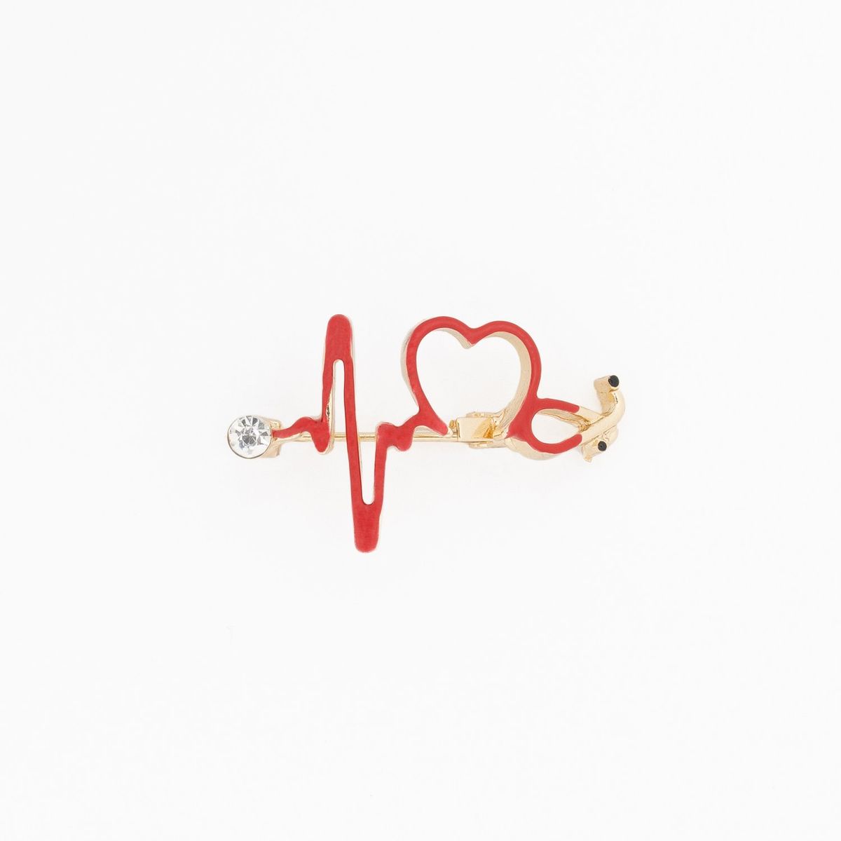 GENERICO - Pin Médico de Metal Kamed Estetoscopio Signo Vital