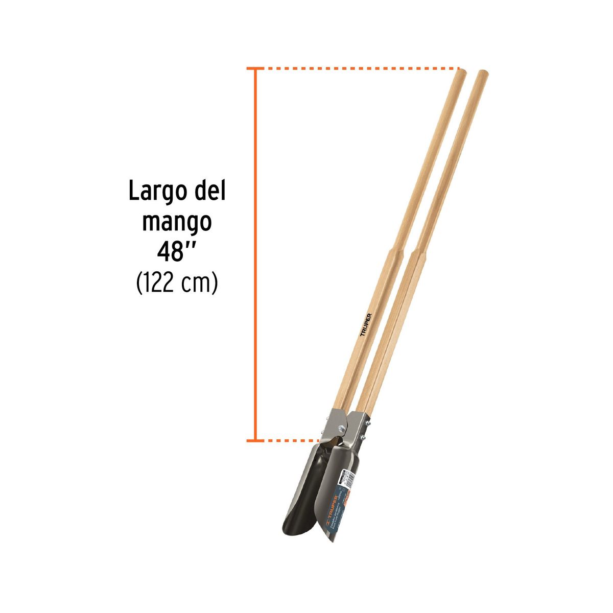 TRUPER - Cavador mangos de madera 48 Truper
