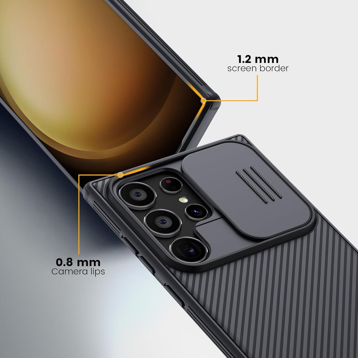 NILLKIN - Case Nillkin Camshield  SamSung S25 Ultra -Negro