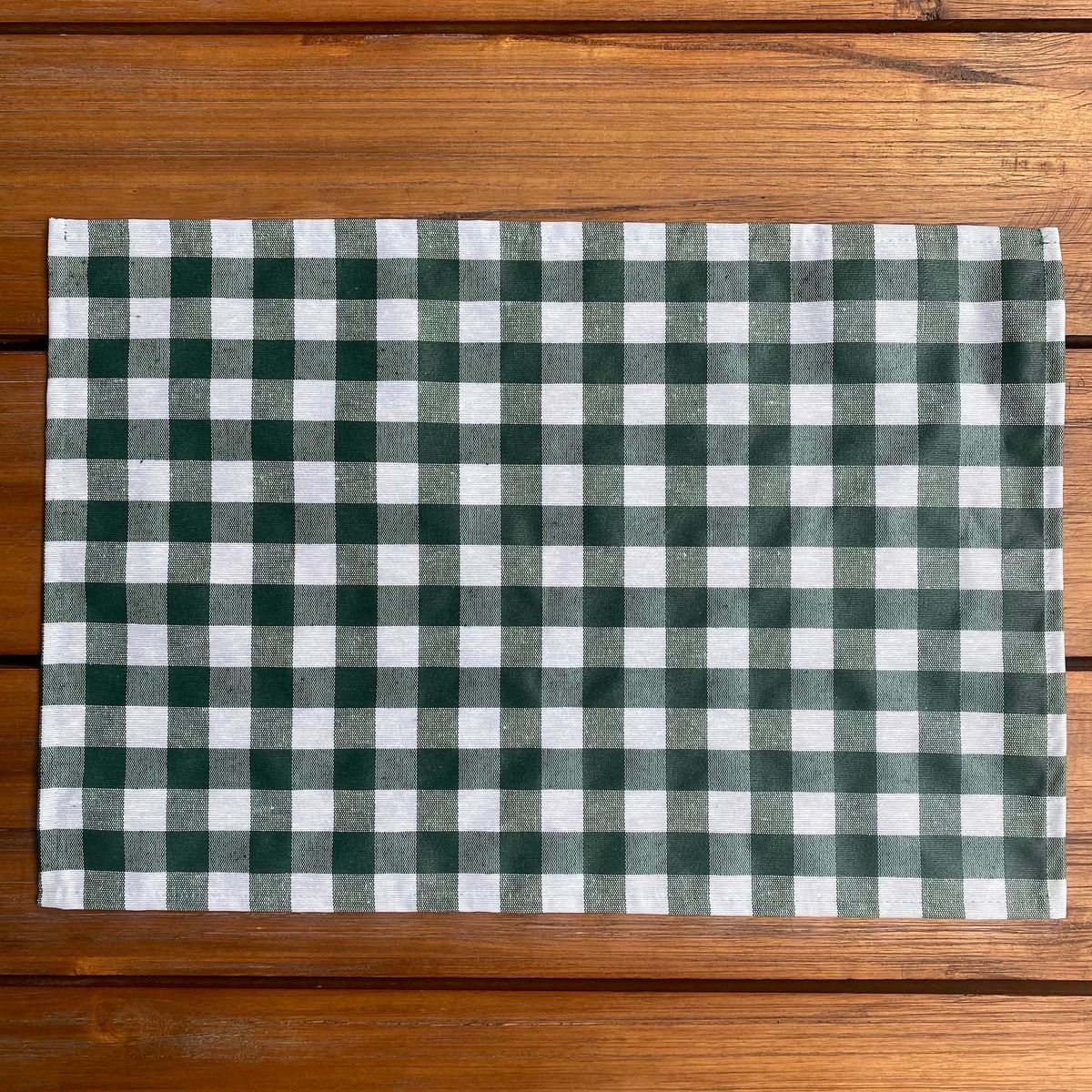 CASIOPIA - Mantel Individual para lonchera antimanchas Vichy verde