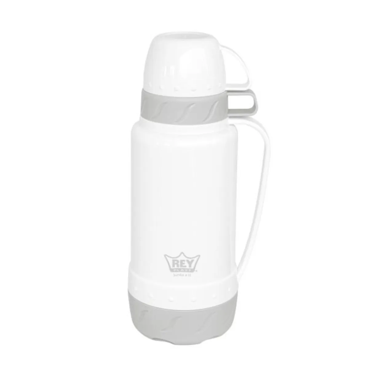 REY PLAST - Termo Golden Rose 1. 6 L Conserva Temperatura Blanco con Gris