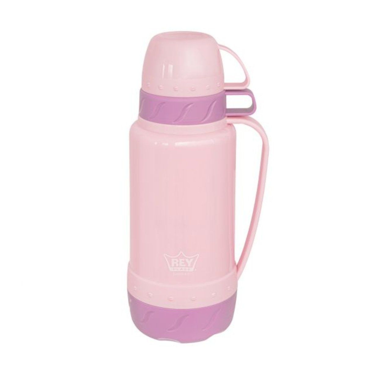 REY PLAST - Termo Golden Rose 1. 6 L Conserva Temperatura Morado con Violeta