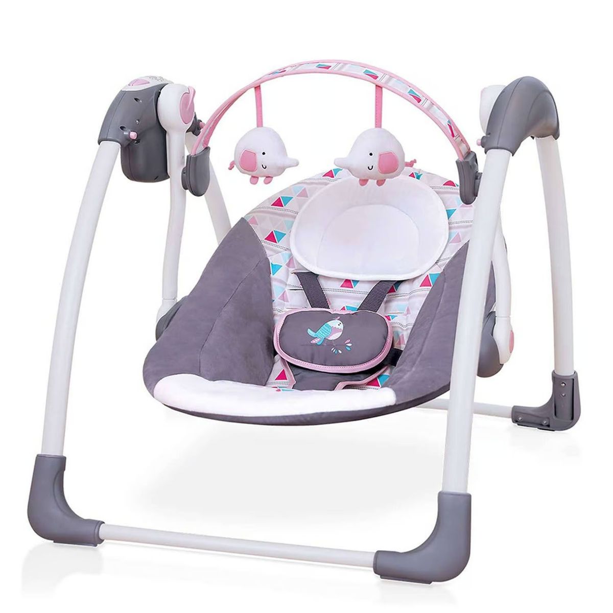 INFANTI - Silla Nido Swing para Bebé Musical Rosa