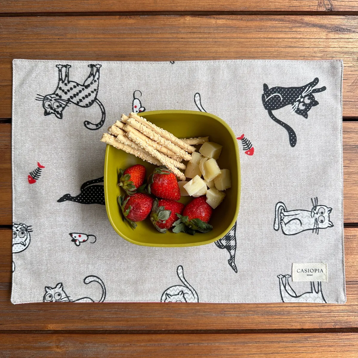 CASIOPIA - Mantel Individual para lonchera antimanchas Gatitos
