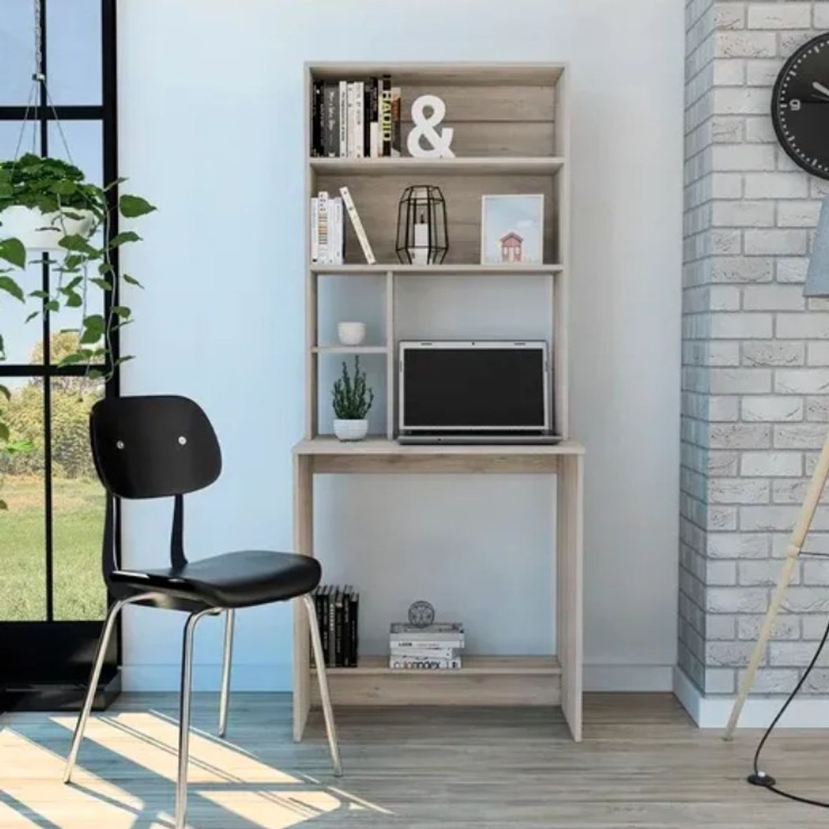 NACION MUEBLES - ESCRITORIO NACION MUEBLES RAUL COLOR GRIS