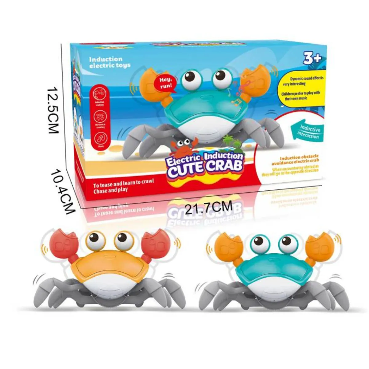 GENERICO - JUGUETE CANGREJO RECARGABLE Y SENSOR