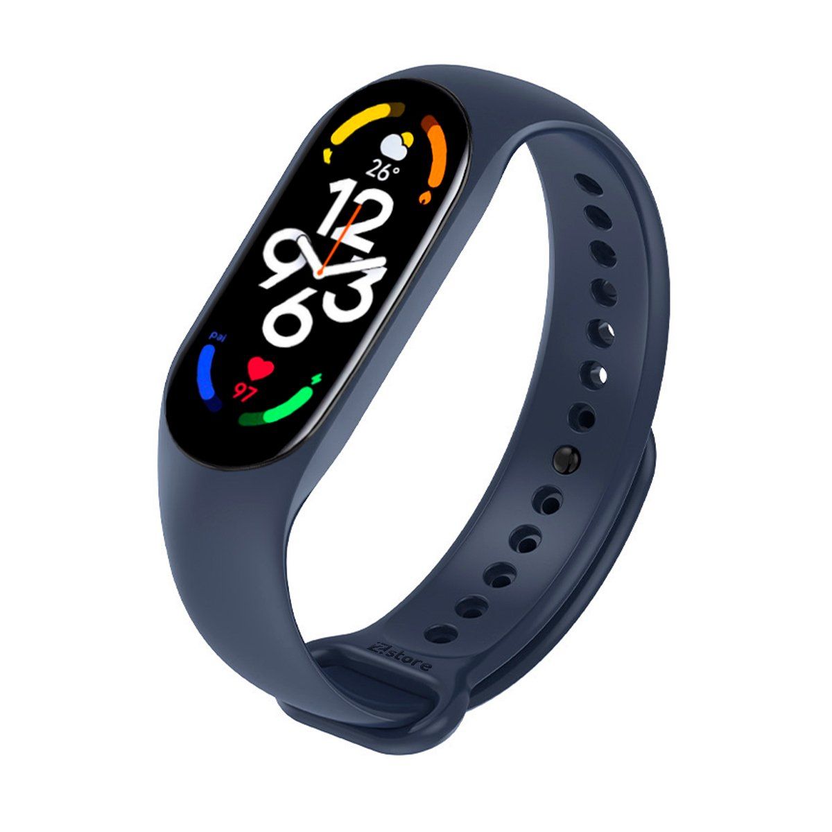 GENERICO - Correa Compatible Con Xiaomi Mi Band 7 Azul Oscuro