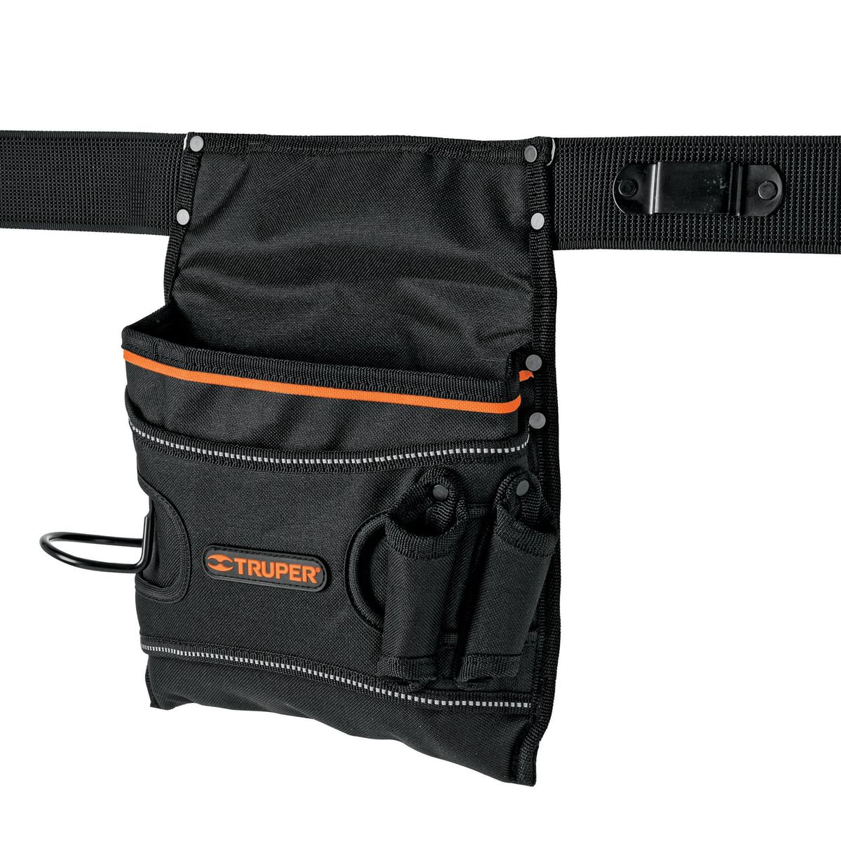 TRUPER - Porta herramientas de poliéster, 5 compartimentos, Truper
