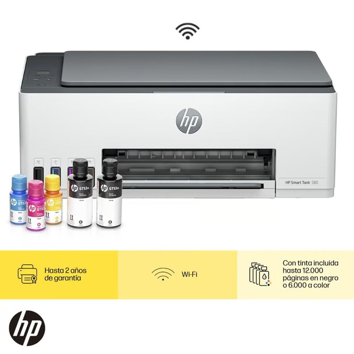 HP - Impresora Multifuncional  HP Smart Tank 580