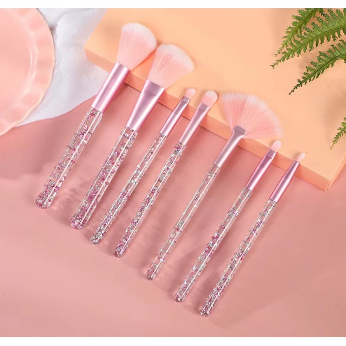 GENERICO - SET DE BROCHAS GLITTER PARA MAQUILLAJE