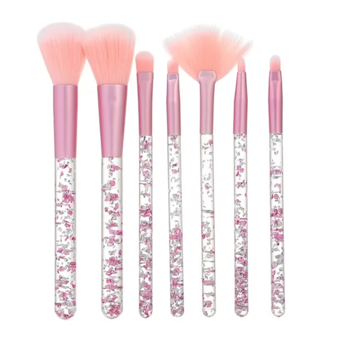 GENERICO - SET DE BROCHAS GLITTER PARA MAQUILLAJE