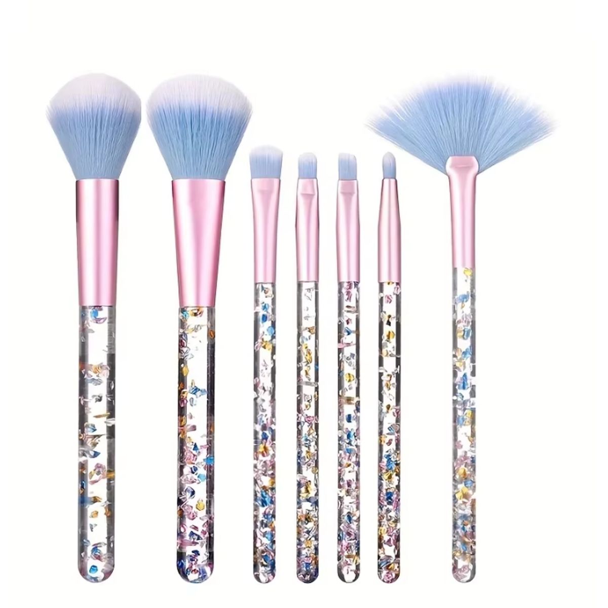 GENERICO - SET DE BROCHAS GLITTER PARA MAQUILLAJE